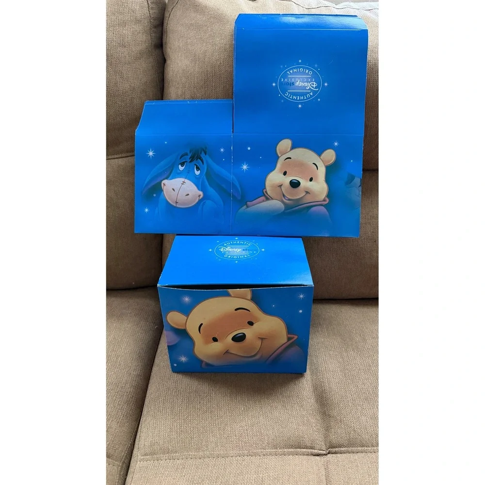 Vtg Disney Exclusive Winnie‎ the Pooh Eeyore Tigger Piglet Gift Boxes Set of 6